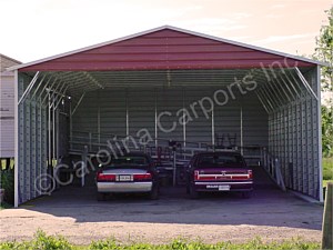 Boxed Eave Roof Style with Three Sides Closed